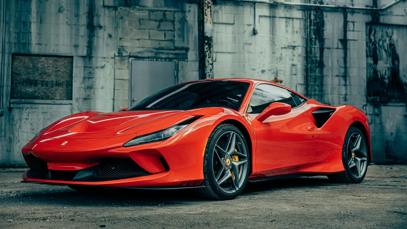 Ferrari F8 Tributo for rent in Dubai