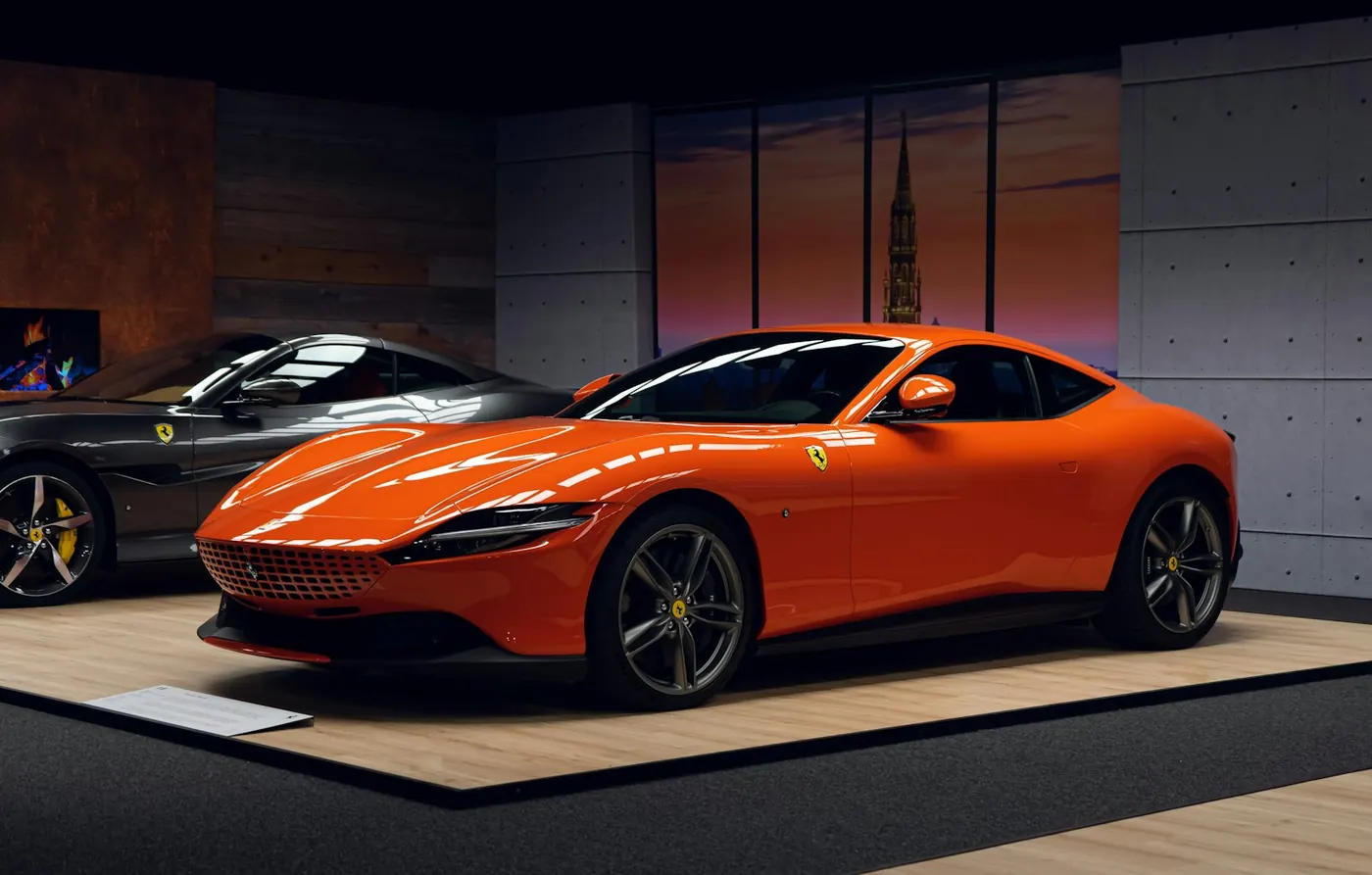 Ferrari Roma Spider for rent in Dubai